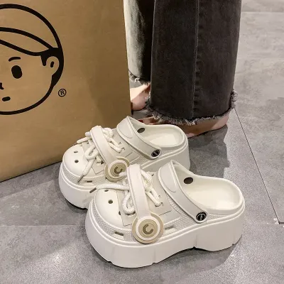 TRENDY OUTDOOR THICK-SOLED HOLE SHOES